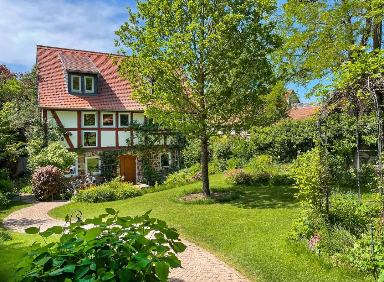 Ferienhaus Burgblick Munzenberg Ngoại thất bức ảnh