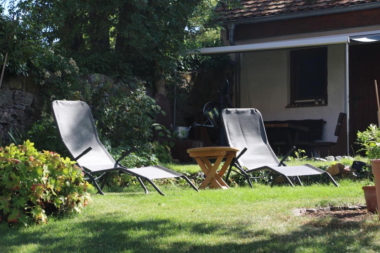 Ferienhaus Burgblick Munzenberg Ngoại thất bức ảnh